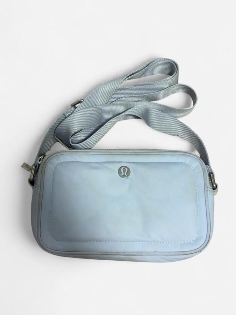 Lululemon Light Blue/Purple Lilac Crossbody Bag